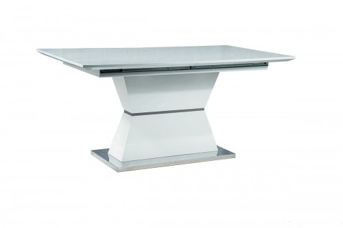 Обеденный стол Muskat 160 Signal Белый / Серый лак